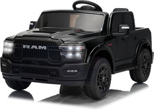 24V Ride on Toys for Big Kids Licensed RAM 2500, 2 Seater Ride on Electric Car T