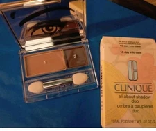Clinique All About Eye Shadow duo #16 Day into Date 1.7g Full FREE Shipping 
