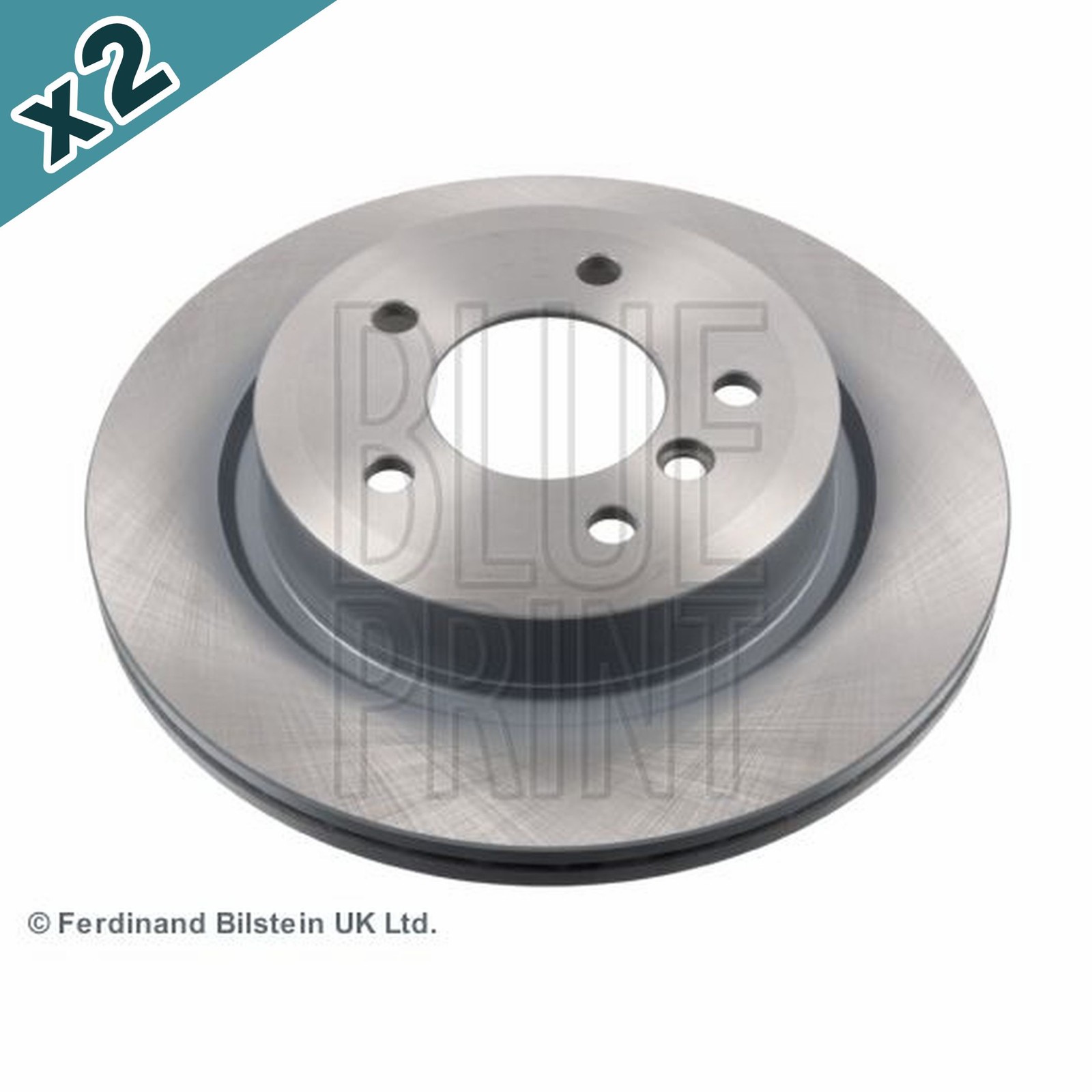 Pair of Rear Brake Disc Fits BMW OE 34216782605 Blue Print ADB114387 - Image 8