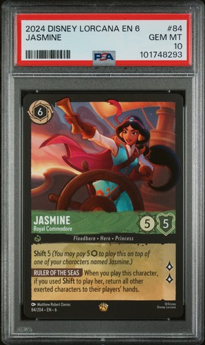 Jasmine - Royal Commodore graded PSA 10 for sale on eBay