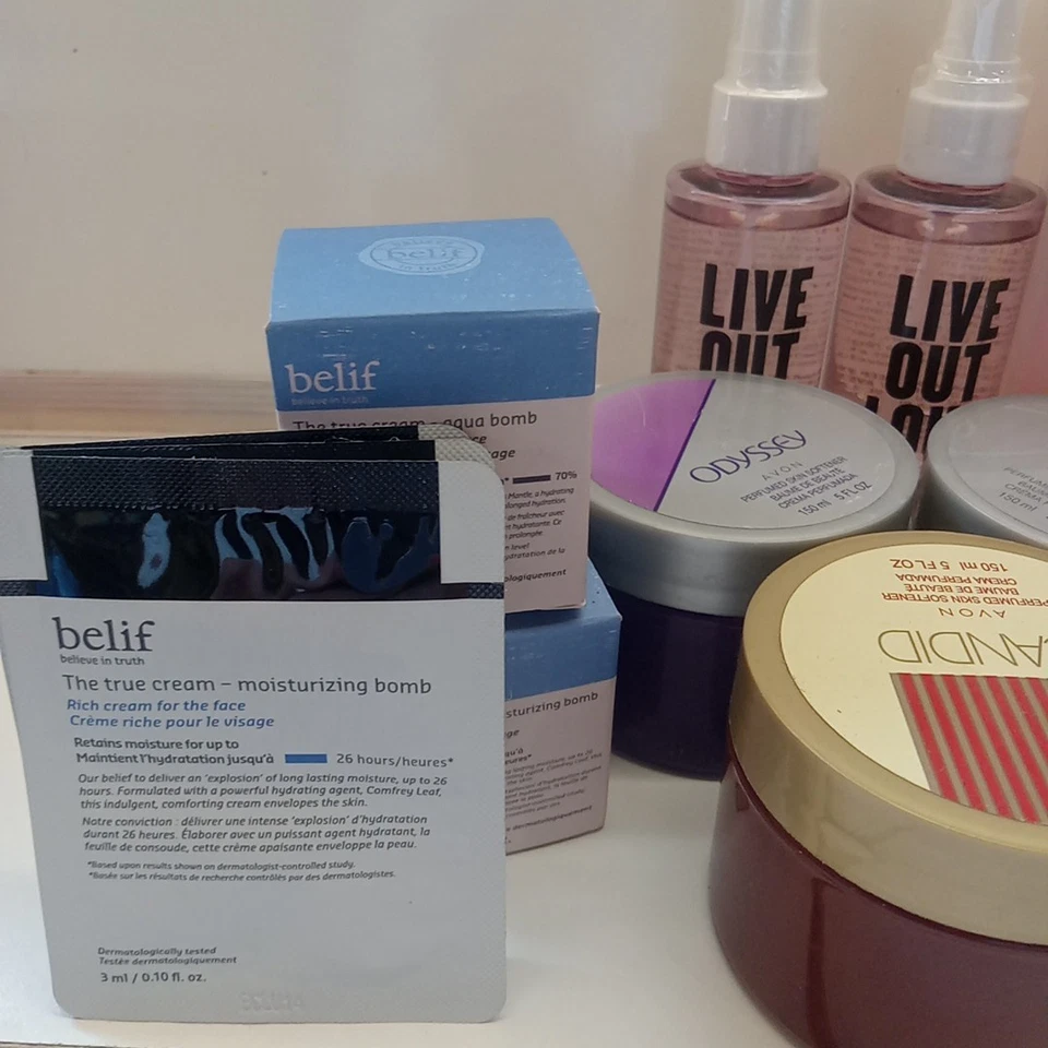 Lote Mixto Avon Paquete SSS Fragancia Loción FW Belif LEER Foto 3 de 4