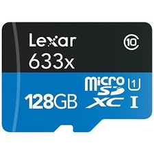 Lexar LSDMI128BBNL633A 18 128GB UHS-I microSDXC 633x Speed