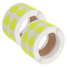  2 Rolls Canning Labels for Mason Jars Color Fluorescent Stickers