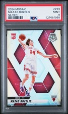 2024 PANINI MOSAIC SILVER #223 MATAS BUZELIS PSA 9