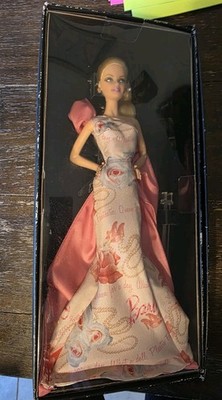 2010 Barbie Rose Splendor Doll T4349 Robert Best Pink Label Avon 2010 Mattel