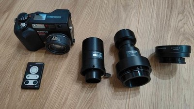 Olympus Microscope Digital Camera Set CAMEDIA C-4040 C3040-ADU U-TV1X-2 U-CMAD3