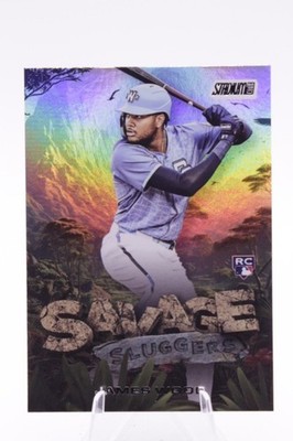 2025 Stadium Club Savage Sluggers RC James Wood #SS-20 Nationals