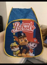 Paw Patrol Tent In Blue and Red Excellent Condition