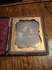 Daguerreotype Portrait Photograph of Woman and Children, Union Case