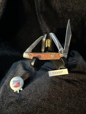 Vintage John Primble 5371 Matchstrike Pull 3 Blade Pocketknife