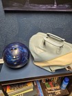 Vintage ACE Supreme WJ 660 Blue Ten-Pin Bowling Ball  + AMF Strikeline Bag — photo 1