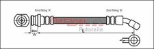 Flexible de frein Suzuki SAMURAI