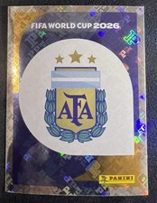 Panini FIFA World Cup 2026 Argentina Team Logo Sticker Soccer Trading Card