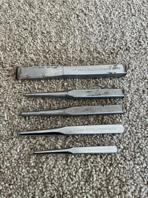 Craftsman Punch And Chisel Lot USA
