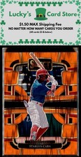 2024 Panini Select #15 Starlyn Caba Orange Flash Prizms