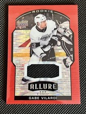 2020-21 Upper Deck Allure #75 Gabe Vilardi Red Rainbow Jersey
