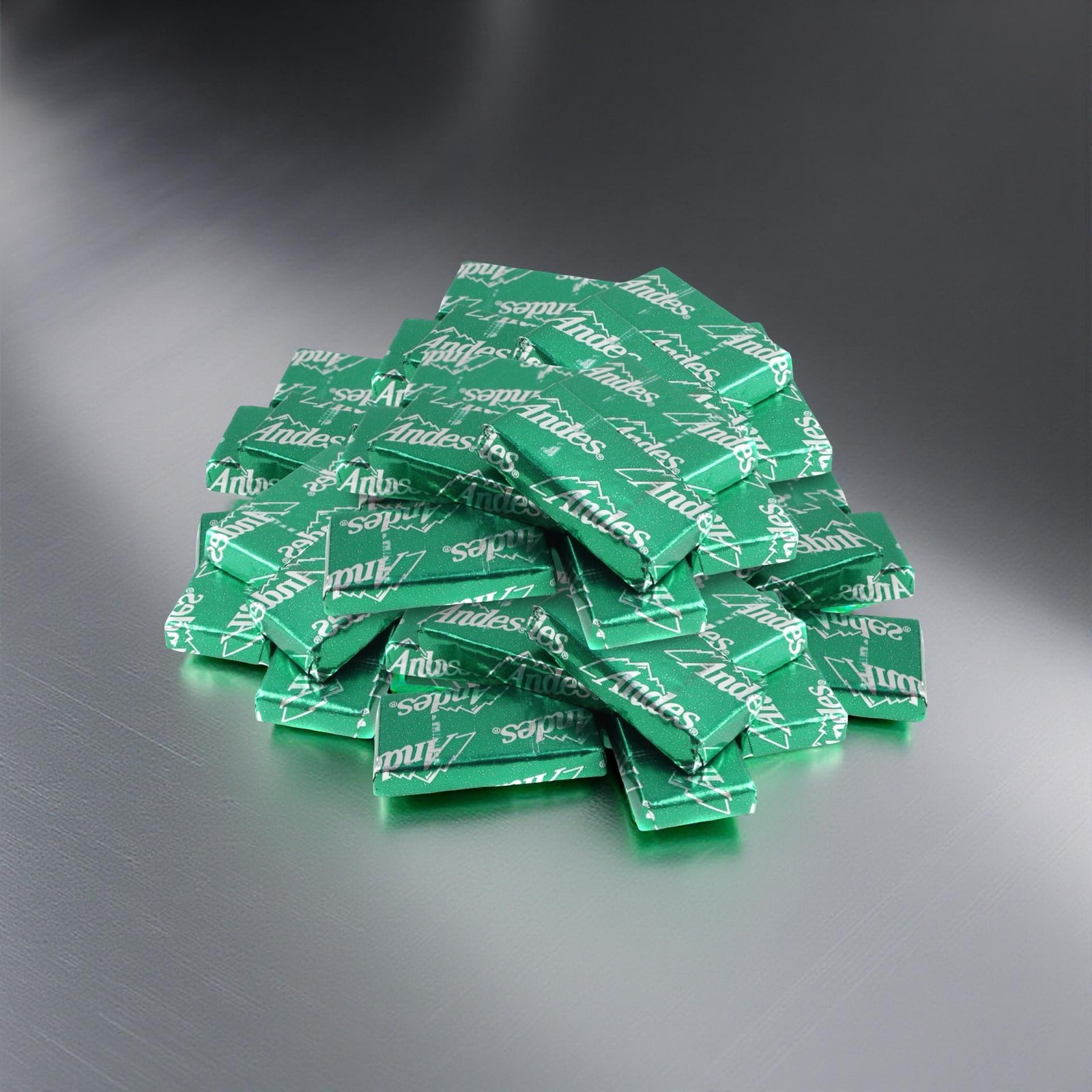 Andes Creme de Menthe Smooth Mint Chocolates, Wrapped Bulk 2 lb.
