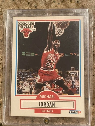 Fleer 1990-91 Michael Jordan #5 All-Stars NBA All-Star Team Basketball Card