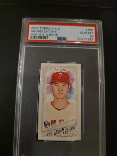 New Listing2018 Shohei Ohtani Topps Allen&Ginter Mini Rookie PSA 10 🔥🔥🔥🔥🔥