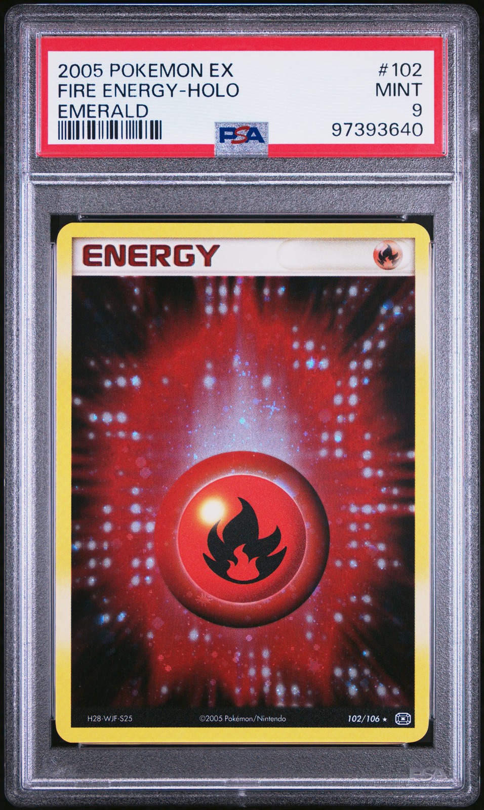 Fire Energy Holo #102