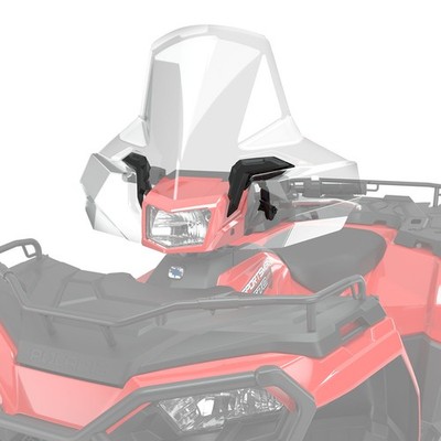 Polaris Lock & Ride Tall Windshield, Polycarbonate, for Sportsman ATV