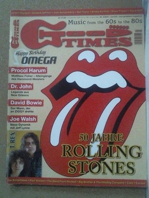 GOOD TIMES Music from the 60s to the 80s Nr.3/2012 - 50 Jahre Rollings Stones u.