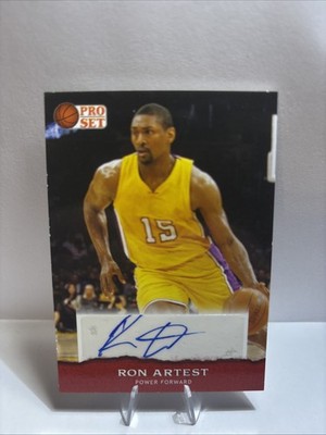2022 Leaf Pro Set #PSA-RA1 Ron Artest Metta World Peace AUTO LAKERS