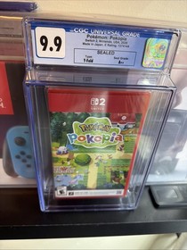 Pokemon Pokopia Graded CGC 9.9 A++ 1st Print Nintendo Switch 2🔥