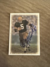 Paul Hornung Signed Autographed 2008 Upper Deck Masterpieces #67 Packers