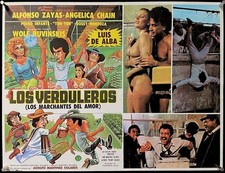 S059 ..... LOS VERDULEROS, Mexican Lobby Card, Alfonso Zayas, 1986