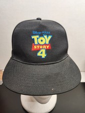 Disney Pixar Toy Story 4 Snapback Hat Men's Adjustable One Size Black Adult Cap