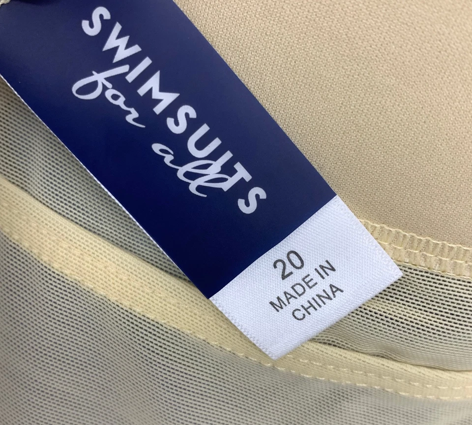 Trajes de baño para todos Plus talla 20 azul bloque de color cuello en V traje de baño de una pieza 66-1544-7 Foto 3 de 4