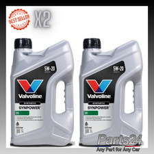 2x Synpower Fe 5w20 5l fits TOYOTA AYGO 1.0 2005 on 1KR-FE Valvoline Quality New 7.81 per litre