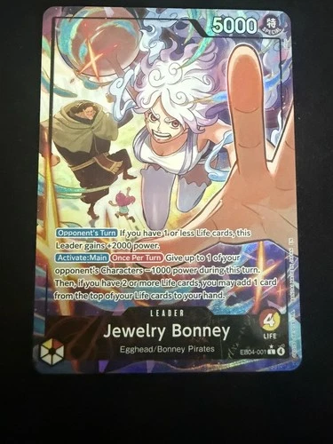 Jewelry Bonney Leader EB04-001 Alternate Art - One Piece TCG