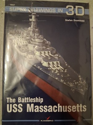 Kagero super drawings 3d The Battleship Massachustetss