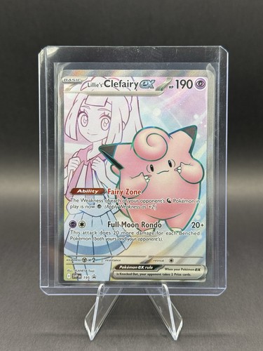 Pokemon Lillie's Clefairy ex 195 SVP Scarlet & Violet Promo English Holo EX