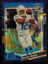 2023 Panini Donruss Optic Rated Rookie Derius Davis Purple Shock Prizm #264