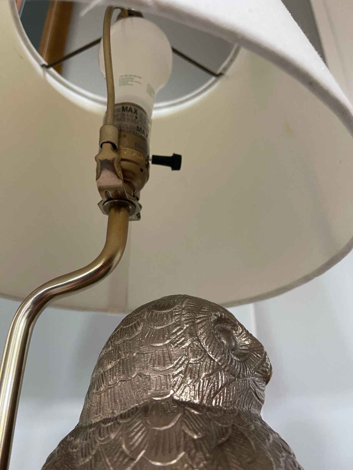 Pottery Barn Teen Hedwig The Owl Table Lamp Harry Potter, Tested Works w/ Shade