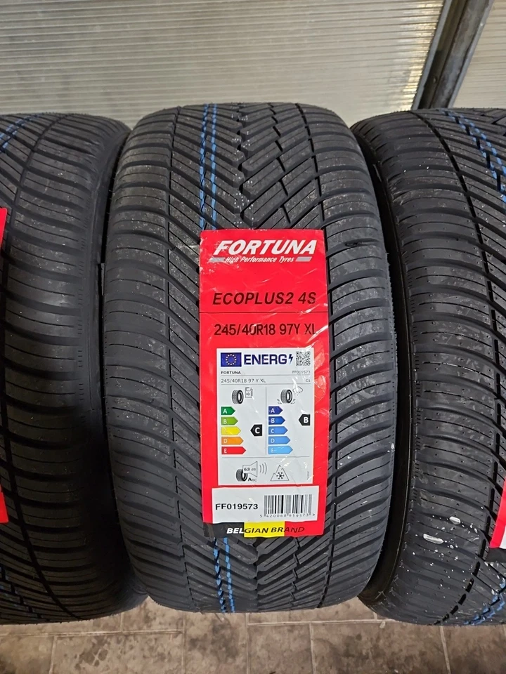 4 PNEUMATICI 245 40 R18 97Y FORTUNA GOMME NUOVE DOT 2025 M+S 3PMSF 4 STAGIONI - Imagen 3 de 4