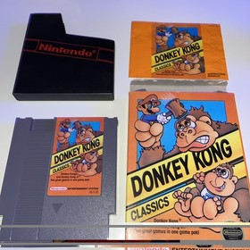 Donkey Kong Classics - Nintendo NES Game w/ Box & Manual
