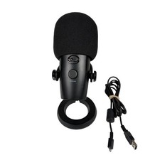 Blue Yeti Nano ICES 3 Black High Quality 24-Bit/48kHz Recording USB Microphone