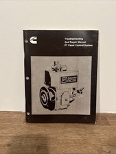 Cummins Engine PT PACER Troubleshooting & Repair Manual Fault Codes 1989