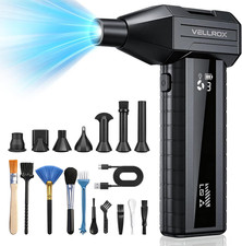 Rechargeable Compressed Air Duster, 110000RPM Electric Air Duster