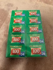 Fujicolor 100 35mm Film 24 Exposures - 10 Rolls Pack - New/Sealed