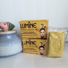    Original 3X Lumine Carrot  Apricot Face/ body Exfoliating Soap 1 W/out Box