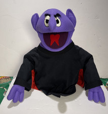 Professional muppet style Puppet Dracula Purple Male 16"