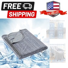 Cooling Blanket for Hot Sleepers - Soft  Lightweight Summer Cold Blanket for...