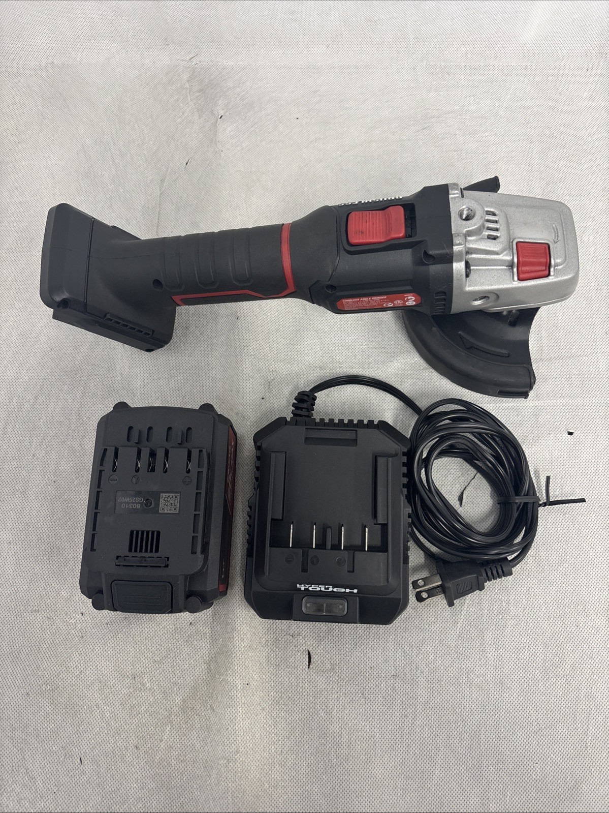 Hyper Tough 20V Max Brushless 4.5-inch Cordless Angle Grinder with 4.0Ah Lithium
