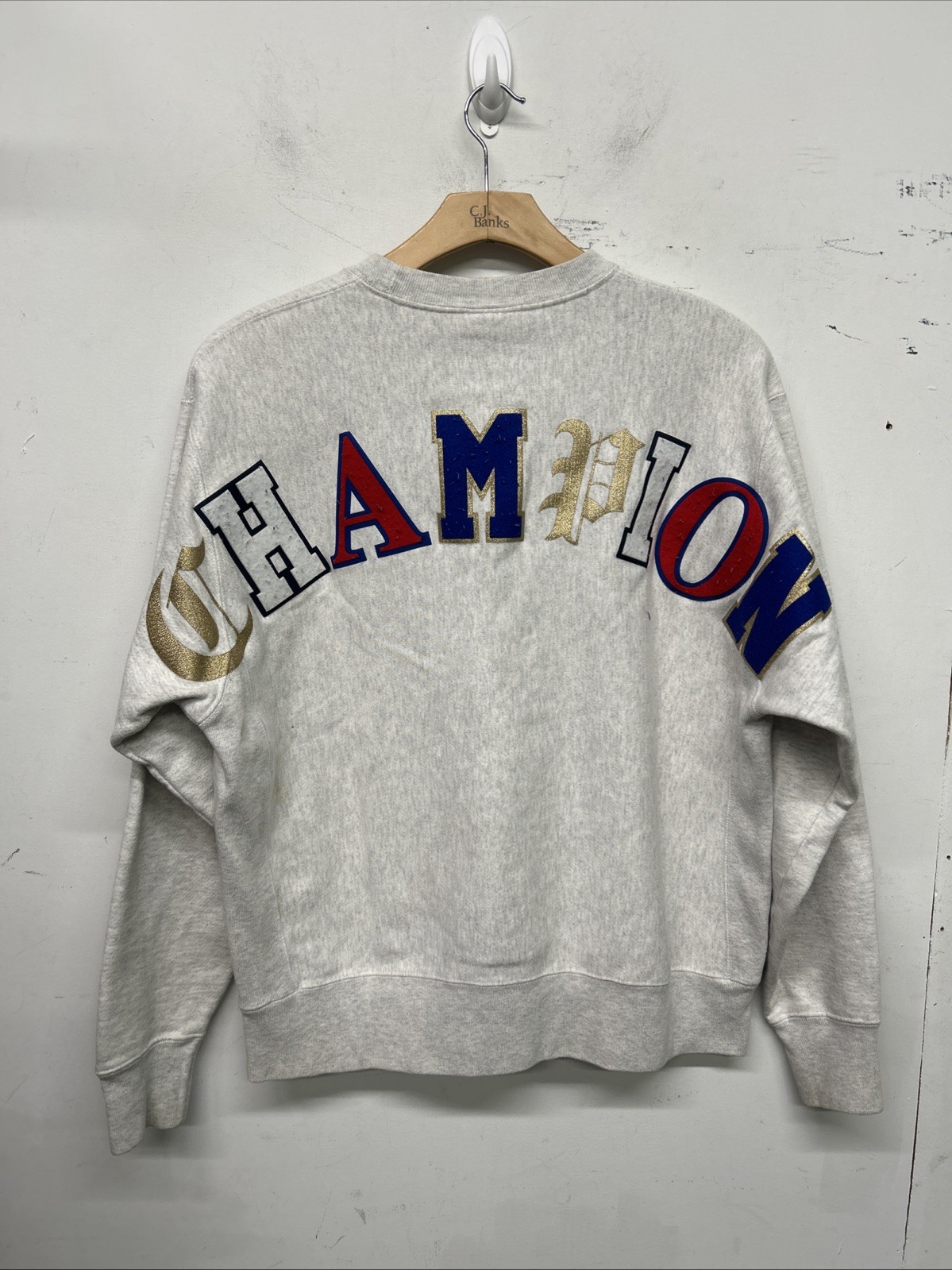 CHAMPION Varsity Patch Stretch Logo Reverse Weave… - image 2