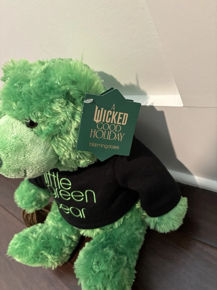 Bloomingdale’s GUND “Wicked” Wizard Of Oz Little Green Bear / RARE NWT! - Image 2 of 3